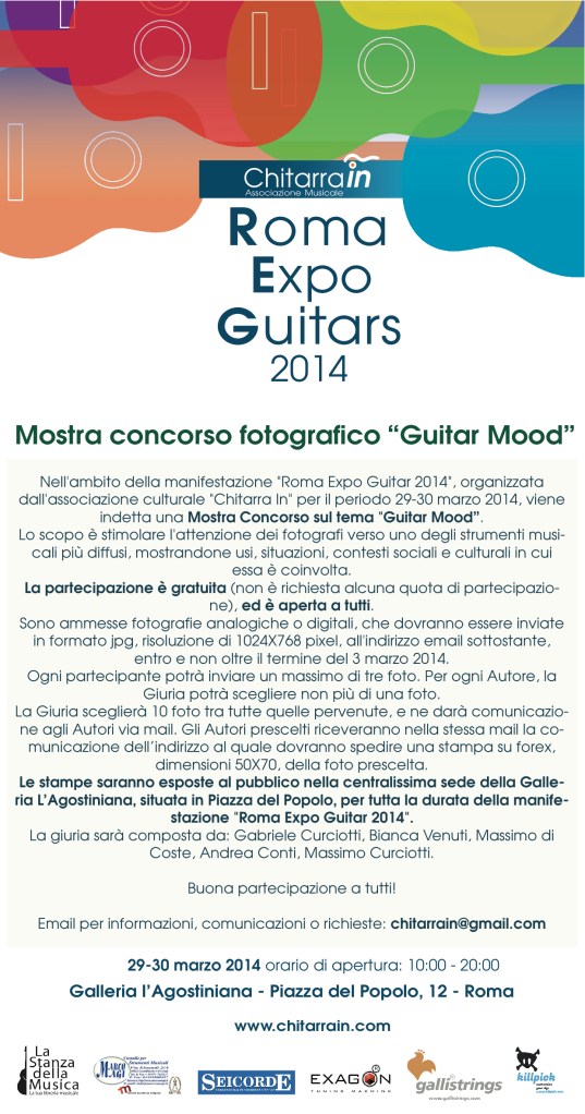 Mostra concorso fotografico Guitar Mood